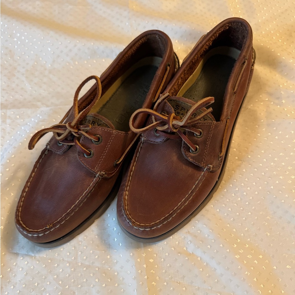 Sperry Topsider Men's Authentic Leather Shoe 019 4621 Size 9 W